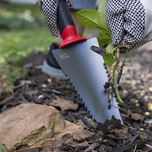 Root Slayer 16011 Heavy Duty Garden Trowel, Red - style: Trowel