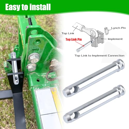 S07070200 Cat 1 Top Link Pin Hitch for Tractors, 3/4 in Dia Pin, 4 Pack