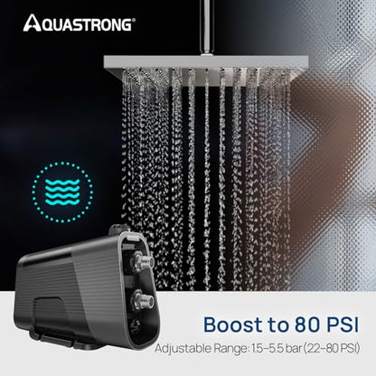 Aquastrong Whole House Water Pressure Booster Pump 80 PSI, 115V Automatic Variable Speed, Constant Pressure, Integrated Design, Self-Priming, for Home, Apartment, Shower, Garden, Shallow Well,Smart 45 - size: Smart 45