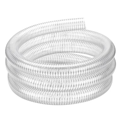 1"id-10ft PVC Reinforced Tubing Steel Wire Suction Flexible Hose Vinyl Tubing Heavy Duty PVC Vacuum Hose Drain Fuel Oil Gas Water for Marine Bilge Pump Pond Spa - size: 1"ID, style: 10 feet