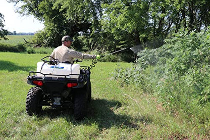 Master Mfg 15 Gallon ATV & UTV Boomless Broadcast Sprayer - 2.2GPM, 16' Swath
