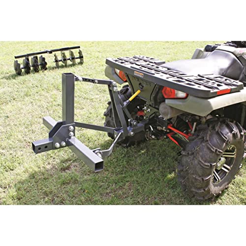 Guide Gear ATV UTV Attachment, Implement Lift System for use with Landscape Rake, Disc Plow, Tine Plow, 60” Blade with Box Ends