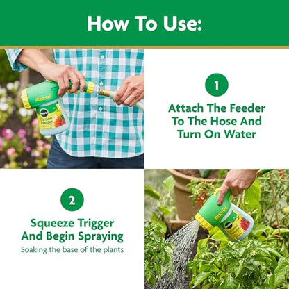 Miracle-Gro Garden Feeder with Water Soluble All Purpose Plant Food, 1 lb.