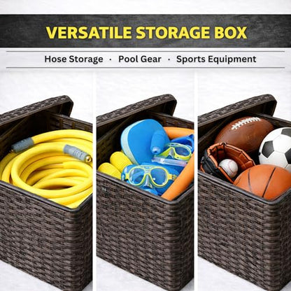 Garden Hose Reel Cart, Heavy Duty Hose Reel with Wheels, Outdoor Water Hose Reel for Backyard, Garden, or Lawn, Metal Hose Carts (200ft Lightweight Hose Capacity) - size: 200ft Lightweight Hose Capacity