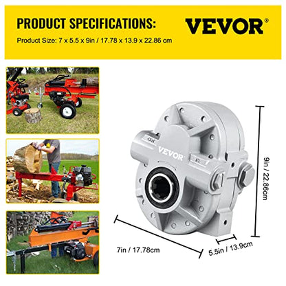 Bestauto Hydraulic Pump 21.2GPM Hydraulic Motor 540RPM Log Splitter 2500PSI Hydraulic Splitter SAE 12 Outlet Port Hydraulic Pump for Log Splitter for Truck Tailgate Lift,Scissor Lift, Dump Trailer