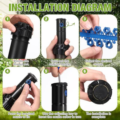 2 Pack Sprinkler Head Compatible with Rain Bird 5000 Series