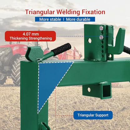 Heavy Duty 3 Point Quick Hitch Category 1 and 2 3000LB Capacity