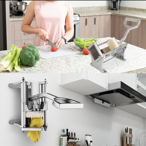 tonchean French Fry Cutter, Wall Mount or Fixed Counter
