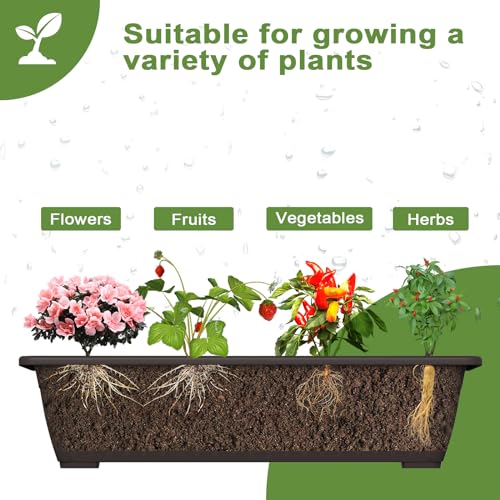 TOREVSIOR 5-Tier Vertical Raised Garden Bed, Elevated Herb Planter Box