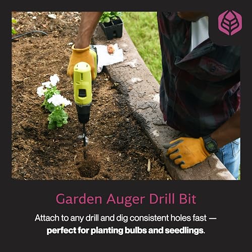 Yard Butler Roto Driller Auger Drill Bit, 9 Inch, IRT-1 - size: 9 inches