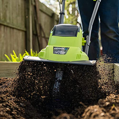 Earthwise TC70065EW 11-Inch 6.5-Amp Corded Tiller/Cultivator,Green