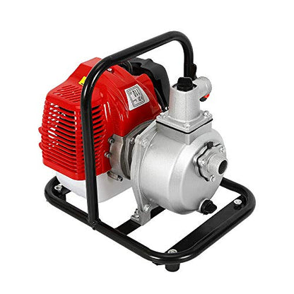 1.7HP 2-Stroke 43CC 35GPM Gasoline Powered Semi-trash Water Transfer Pump - color: 1.7hp 2-stroke