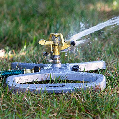Melnor 65051-AMZ Pulsating Sprinkler with QuickConnect Product Adapter, Amazon Bundle - style: XT on Sled