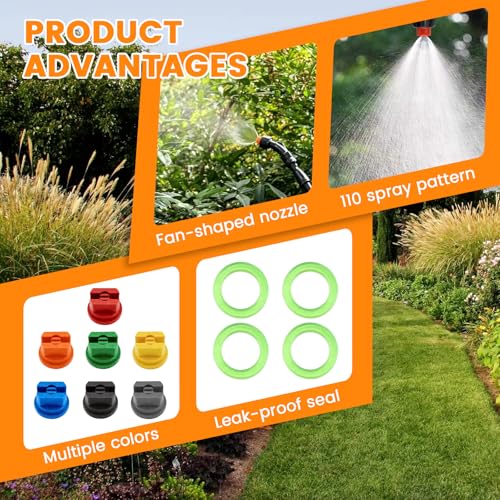 Spray Nozzles Set for Garden & Agricultural Tank Spraying Equipment