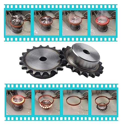 25 Tooth Roller Chain Sprocket, 25 Chain, 1/2" Bore, Kw - size: 25T/12.7(5x2.3)mm keyway