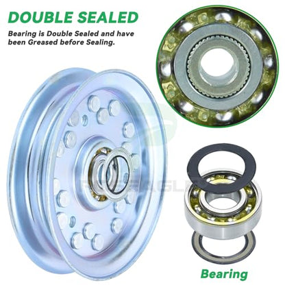 033-6001-00 4 3/4 Idler Pulley for Bad Boy Zt Elite 60 Tractors - color: A29 1xBad Boy 033-6001-00