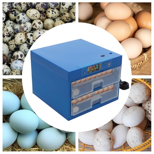 128 Eggs Incubator for Hatching With Automatic Egg Turning, Humidity and Temperature Control - size: 128 eggs