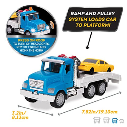 Driven by Battat – 7-Inch Tow Truck Toy with Lights & Sounds, Movable Parts, City Vehicle for Boys & Girls, Durable Design, Realistic Details, 3+ Years Toy for Kids - style: Tow Truck