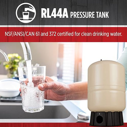 Red Lion RL44A, Vertical Pre-Charged Well Pressure Tank, 44 gallon - style: 44 Gallon Vertical