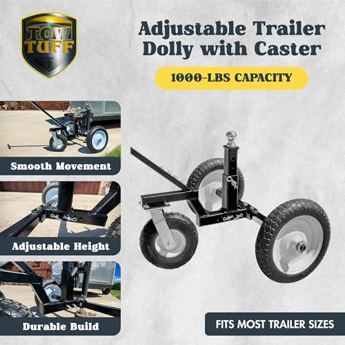 Tow Tuff TMD-1000C2 - Trailer - 1000 lb Adjustable Trailer Dolly - size: 1000LB