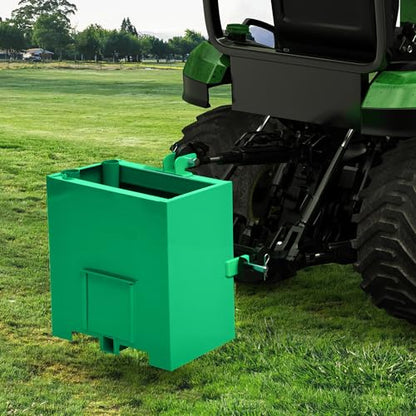 YINTATECH 800lbs 3 Point Capacity Tractor Ballast for CAT1, Green - color: GREEN