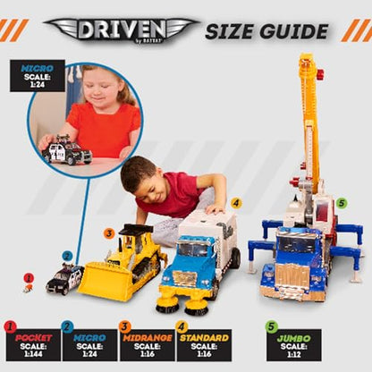 Driven by Battat Telehandler Forklift Toy with Lights, Sounds, Pallet - style: Telehandler