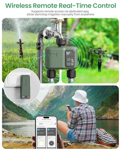 WiFi Water Timer 2 Zone for Garden Hose - size: 2 Outlet