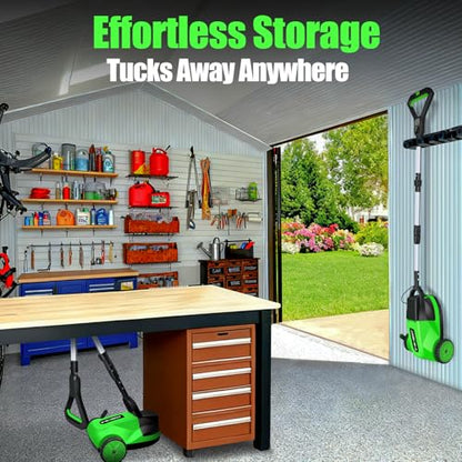 Small Electric Lawn Mower, Mini Cordless Lawn Mower with 2x4.0Ah Batteries