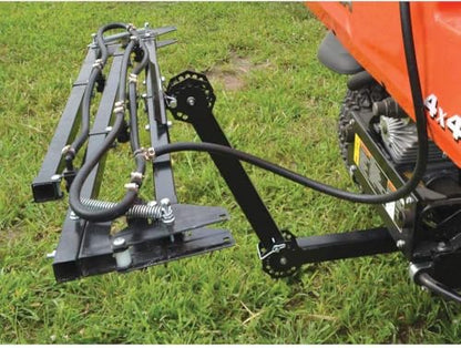 7 Nozzle Boom Sprayer Kit for UTS Hitch Mount with 140 inch Coverage, Quick Attack System, 2 Inch Reciever, Universal Components, Heavy Duty Construction