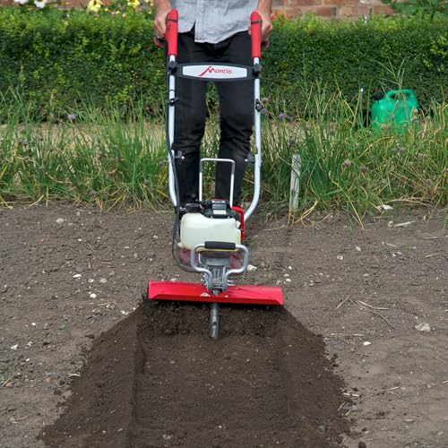 Mantis 7566-12-02 Deluxe XP 4-Cycle Tiller with Kickstand, 16-Inch