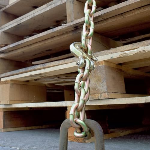 VULCAN Binder Chain with Clevis Grab Hooks - Grade 70-1/2 Inch x 16 Foot - 11,300 Pound Safe Working Load - size: G70 1/2" x 16' w/Grab Hooks (Individual)