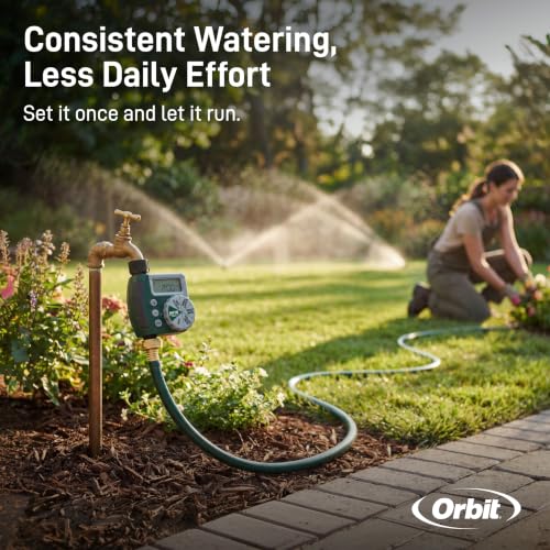 Orbit 62067 1-Outlet Programmable Digital Hose Watering Timer, 2-Pack - size: 1 Outlet (Pack of 2)