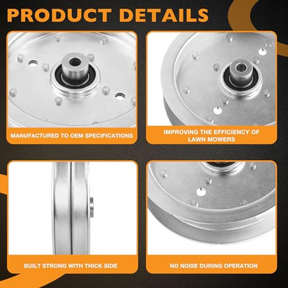 71460009 Idler Pulley Fits Wright Commercial Lawn Mower Pulley - size: 71460009