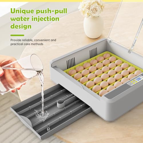 Egg Incubator for Hatching Chick, 36 Eggs Automatic Temp & Humidity Control - color: SXY-Eg36