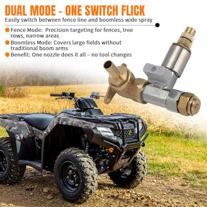 Boomless Sprayer Nozzle ATV Spot Sprayer Width Up to 31FT(Style2)