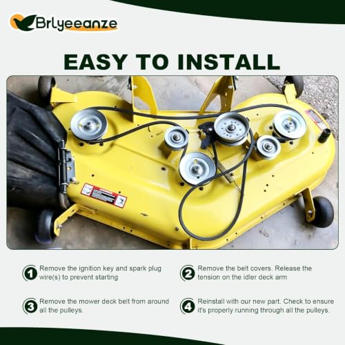 539104335 Lawn Mower Deck Belt - size: 163"L x 0.625"W