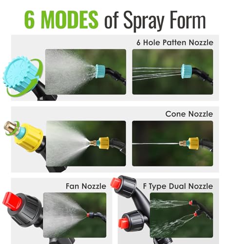 PASAMIC 2 Gallon Battery Powered Sprayer, Electric Sprayer in Lawn & Garden