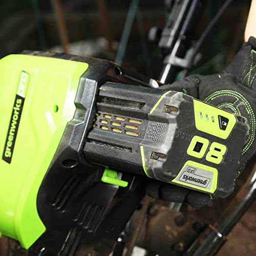Greenworks Pro 80V 10 inch Cordless Tiller Cultivator, Tool Only, TL80L00 - size: 80V 10"(Tool Only)