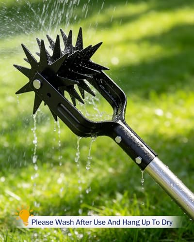 Joyhalo Rotary Cultivator Garden Tool Manual Hand Tiller