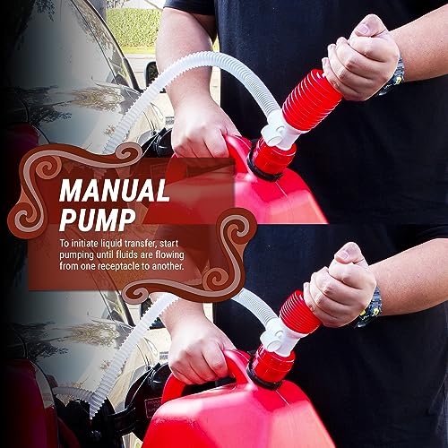 TERA PUMP Universal Fit Siphon Action Manual Hand Held Pump - size: 3.2 Gal / Min