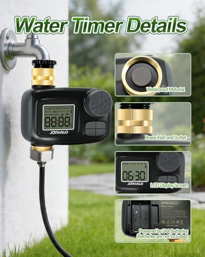 Misters for Outside Patio with Automatic Sprinkler Timer - size: 60FT