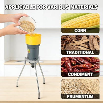Electric Corn Mill Grinder, 25L Dry Grain Mill Grinder with 5 Sieves - size: 25L Tripod