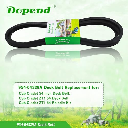 954-04329A Deck Belt 5/8'' x 148-1/4'' for Cub Cadet ZT1-54, RZT-L54, MTD, Craftsman Riding Mowers, Replaces Cub Cadet 54 inch Deck Belt 954-04329A, 954-04329, 754-04329,754-04329A - size: 954-04329A