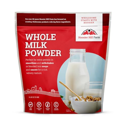 Hoosier Hill Farm Whole Milk Powder, 6LB (Pack of 1) - size: 96 Count (Pack of 1)