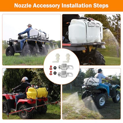 Spray Boom Repair Kit Include 3/8" Polypropylene Elbow Nozzle Body