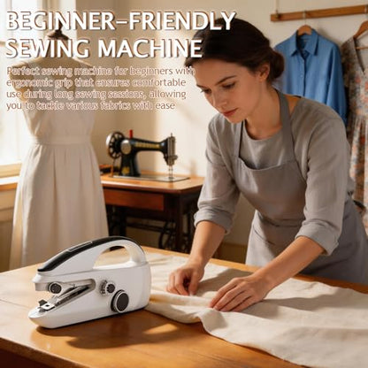 Handheld Sewing Machine, Portable Mini Hand Sewing Machine for Beginners