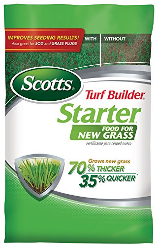 Scotts Turf Builder Starter Fertilizer for New Grass, 15 lbs. - size: 5,000 sq. ft., style: Standard