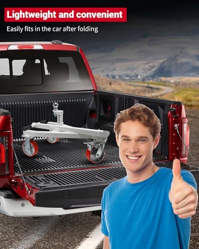 Heavy Duty Trailer Dolly, Portable Trailer Mover with 2" Ball - size: Trailer Dolly with 2 inch Ball