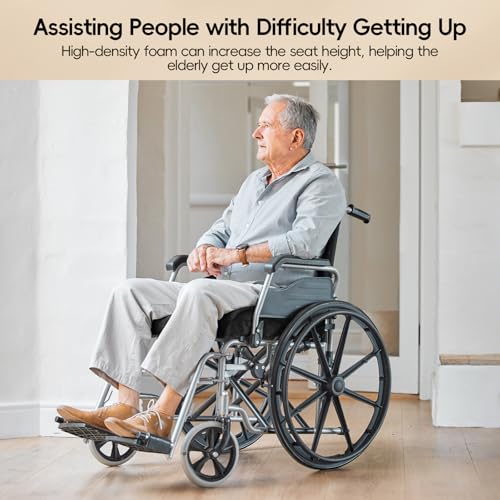 Chair Cushion for Elderly, Thick Booster Seat Cushion for Easy Rise