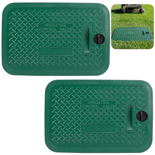 2 Pcs 12"x17" Irrigation Valve Box Cover, Sprinkler Valve Cover Replacement - color: 2 Pcs